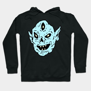 blue alien Hoodie